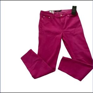 Brand new Ralph Lauren pink premier skinny cropped jeans size 10